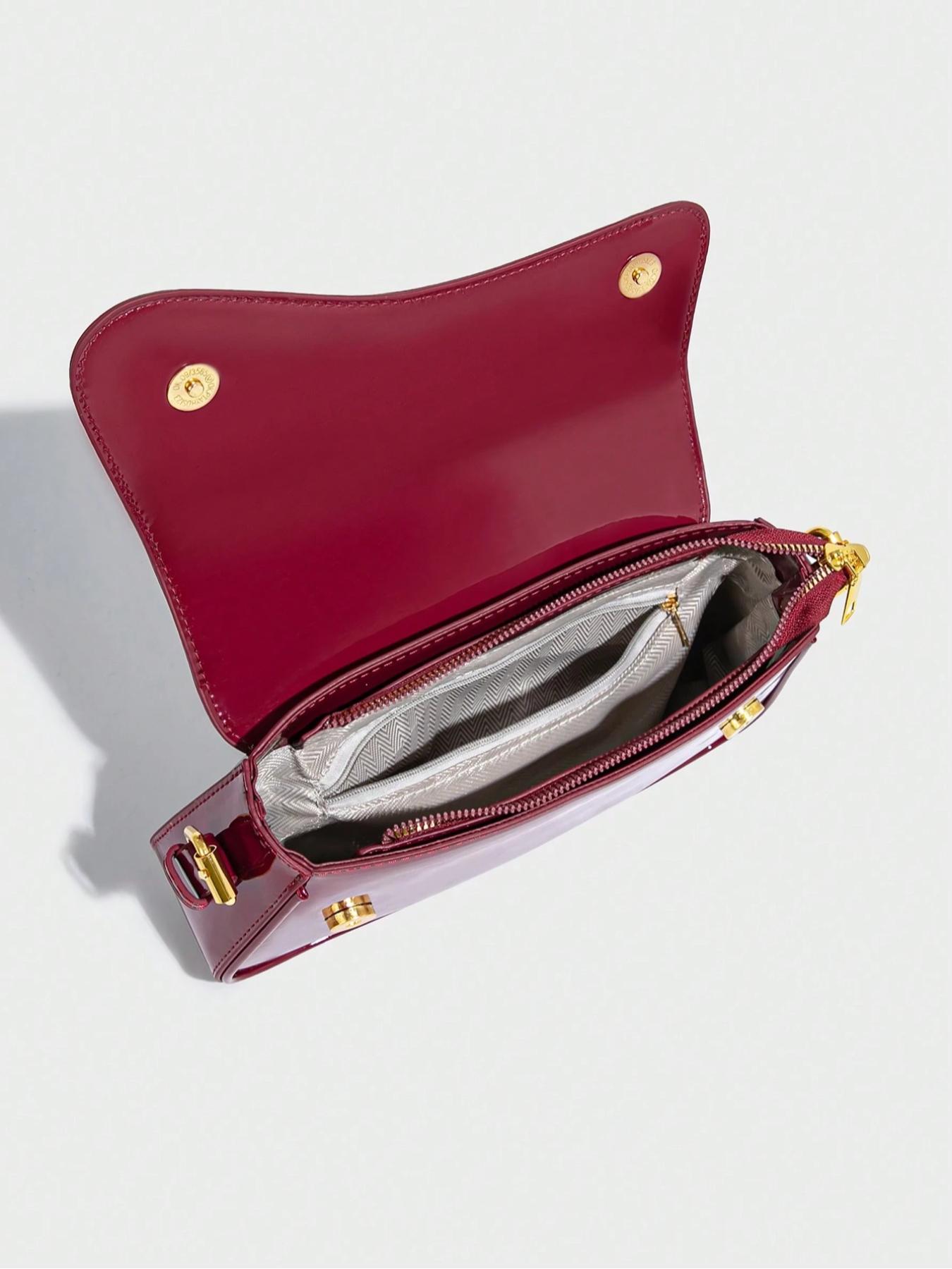 Women's Solid-Color Casual Shoulder Bag, Fashionable PU Leather Crossbody Bag for Daily Use, Trendy Versatile High-quality Commuting Bag, Crossbody Purses