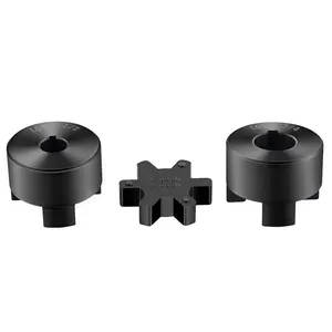 1/2" to 3/4" L090 3-Piece L-Jaw Coupling Set & Buna-N NBR Rubber Spider for Log Wood Splitter