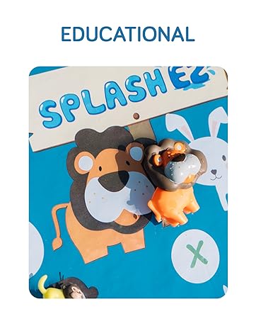 Lights Up Tummy Time Water Mat for Babies, 30" X-Large Baby Water Mat Tummy Time for Sensory with LED Glowing Fishes, Inflatable Fun Pad for Infants Toddlers 3 to 36 mo