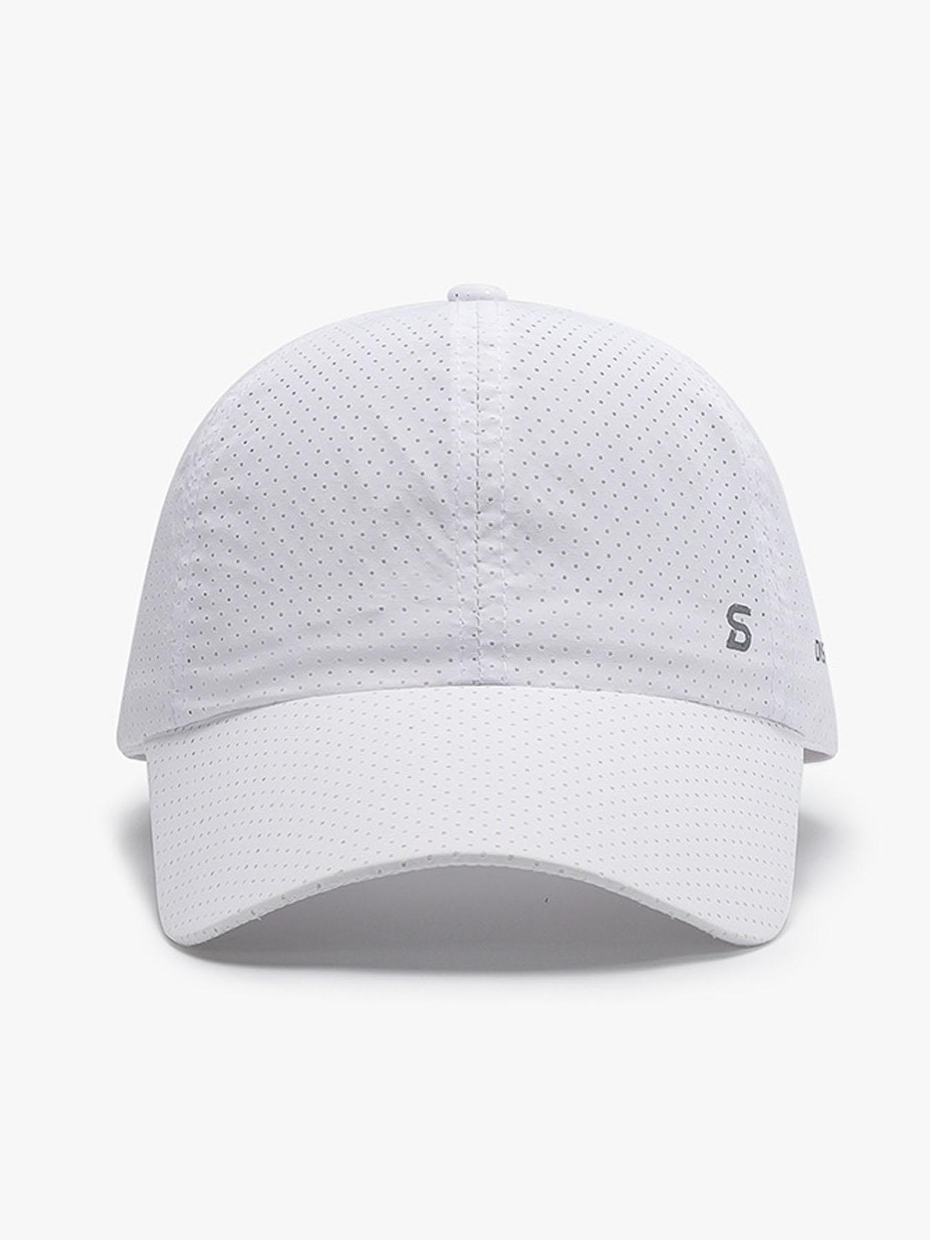 1pc Quick-Dry Performance Golf Cap with Perforated Mesh - Letter Printed Design, Trucker Hat, Adjustable Fit, 6 Colors Available, Golf Accessories, Perfect for Travel, Sports, Running, And Gift Giving