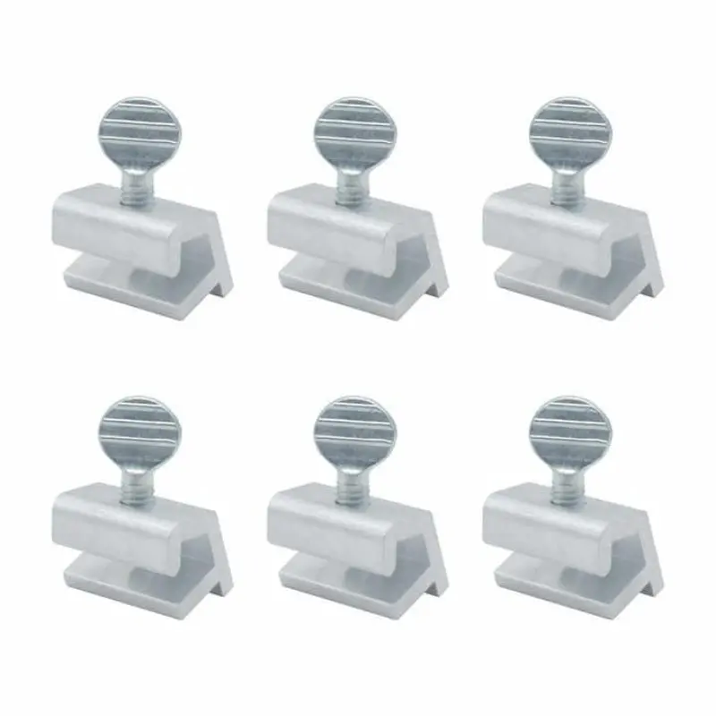 6-Piece Window Lock Set, Aluminum Alloy Sliding Window Security Lock, Durable and Reliable, Ideal for Home Safety, Easy Installation