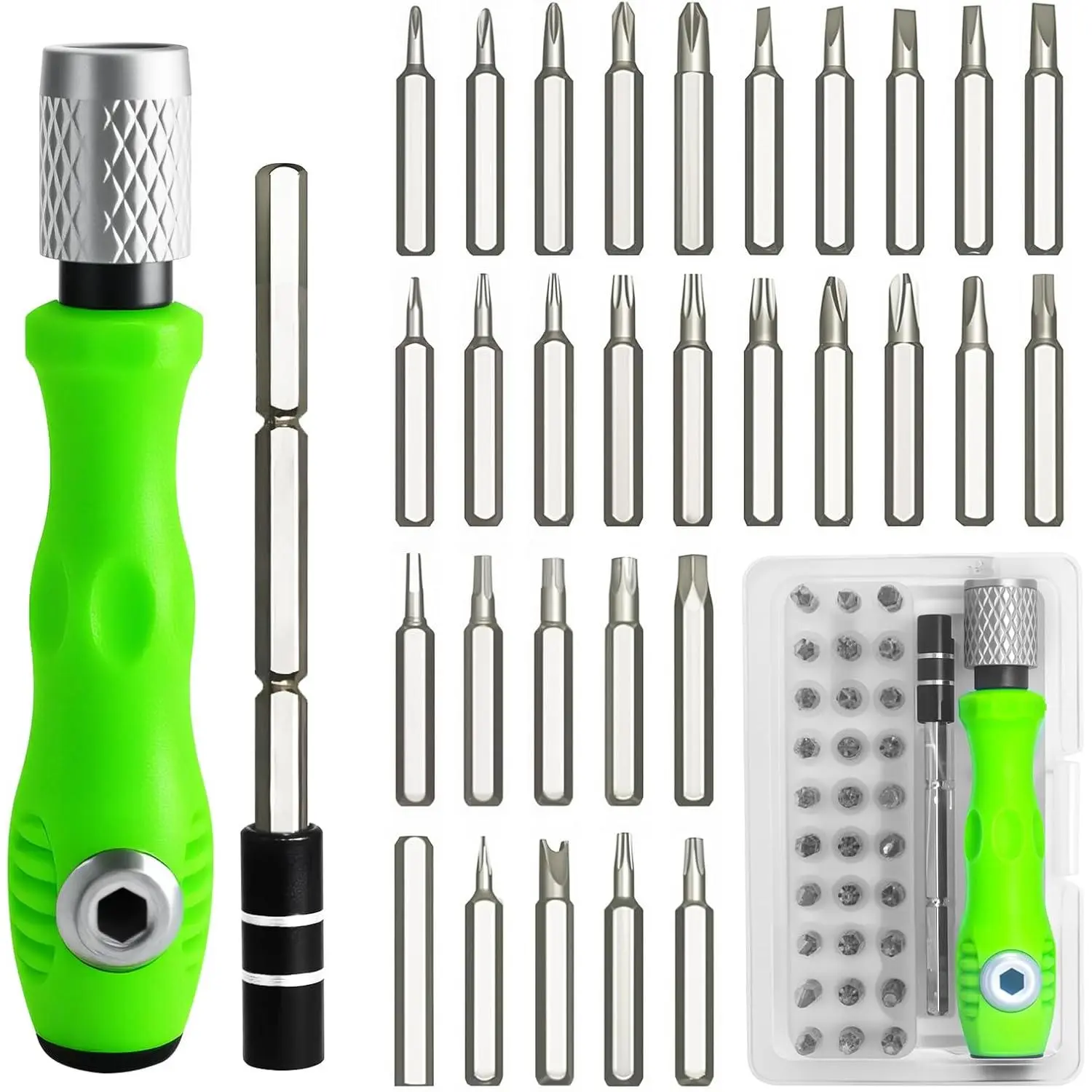 32 in 1 Small Precision  Set,   Mini  Set, Professional  Repair Tool Kit for Glasses, Watches, Laptop, Electronics, Toys, , Computers