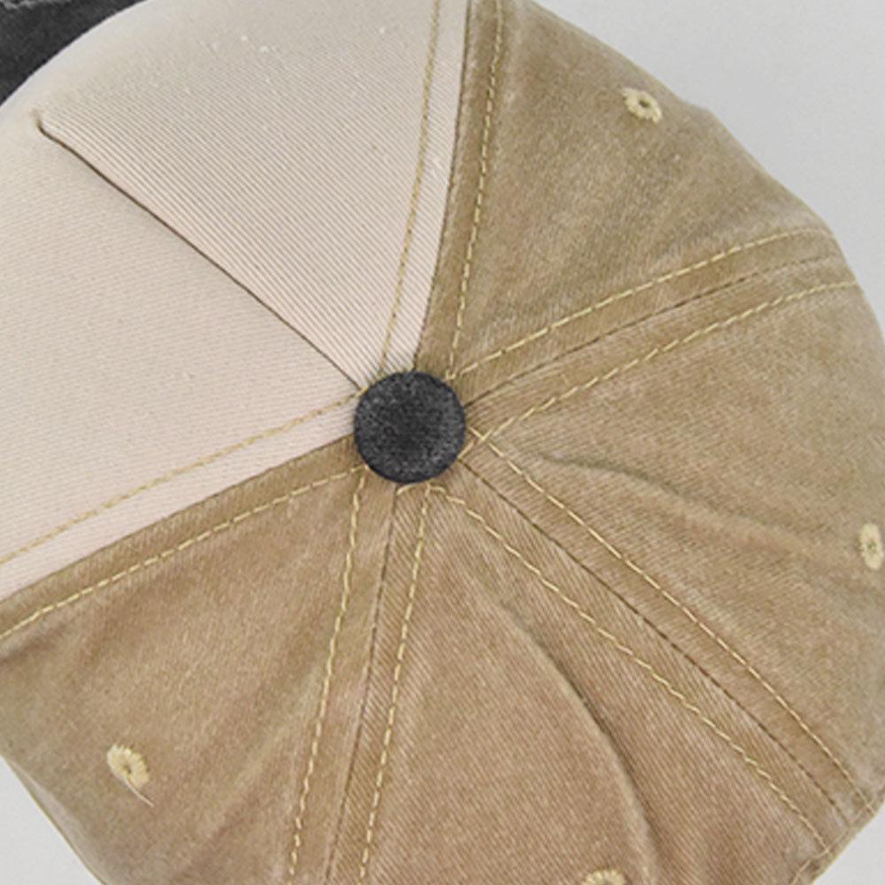 Cross-border Eagle Baseball Cap, Vintage Print Duckbill Cap, Motorcycle Truck Cap, Men's Washed Vintage Sun Hat