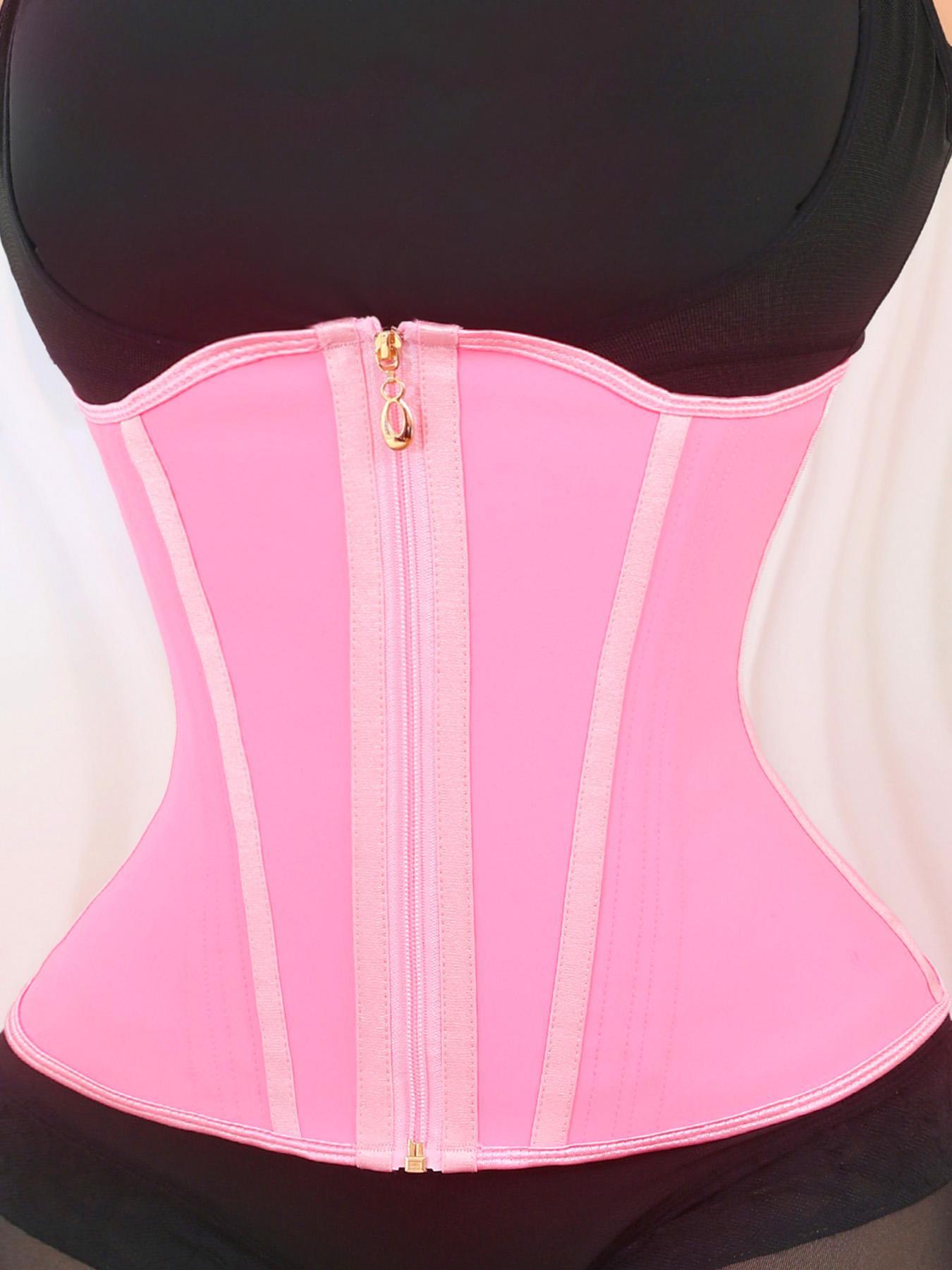 Women's Solid Zipper Front Waist Trainer, High Stretch Tummy Control Shaper, Tummy Tuck Shaper for Postpartum Recovery, High Waisted Shapewear, High Compression Shapewear, Women's Shapewear for Daily Wear, High Waist Shaping, Shapewear Body Sculpting