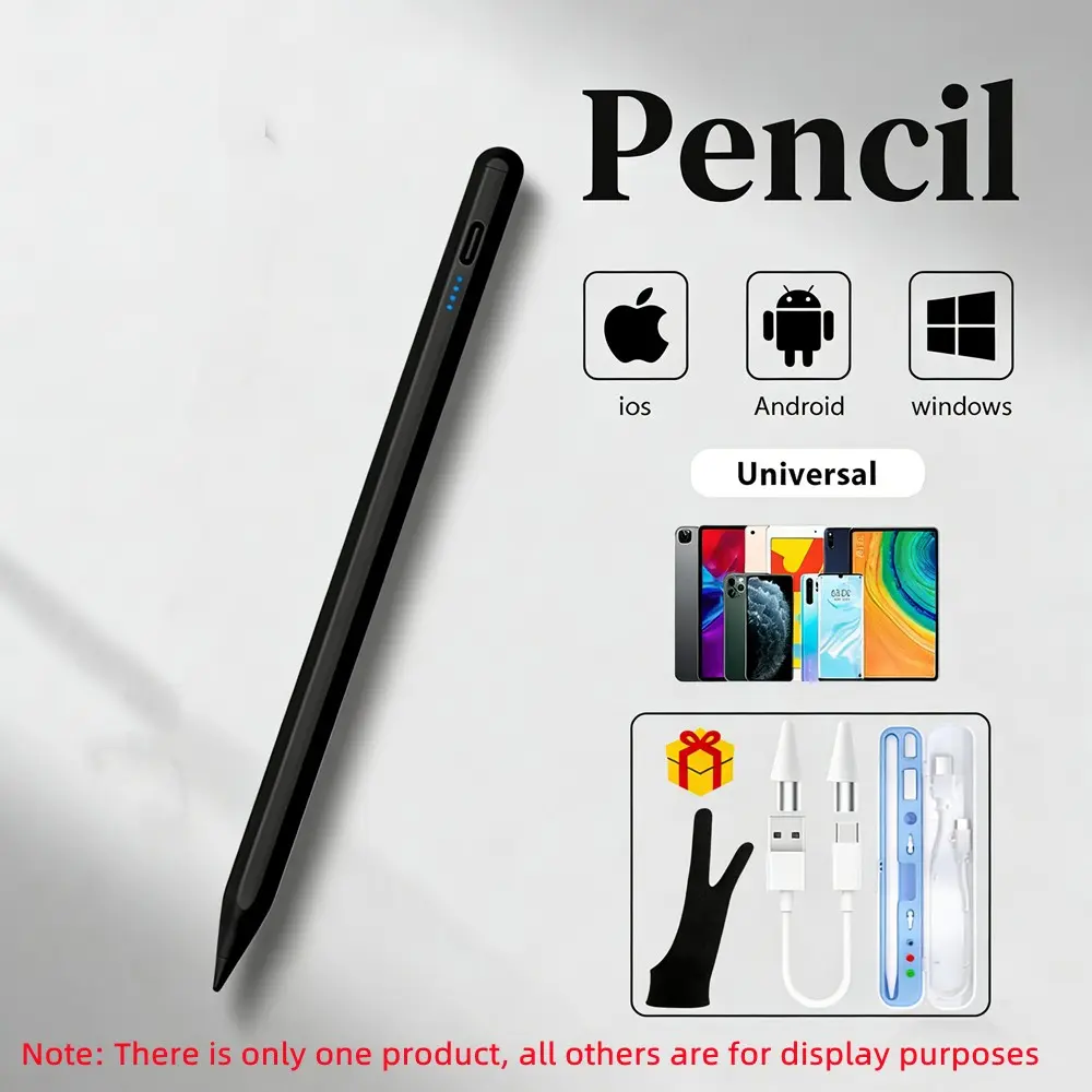 Universal Touch Pen Android iOS Windows iPad Pencil with Magnetic Adsorption, Capacitive iPad Stylus, touchscreen pen, Tablet Accessories for Huawei Xiaomi Samsung Pens