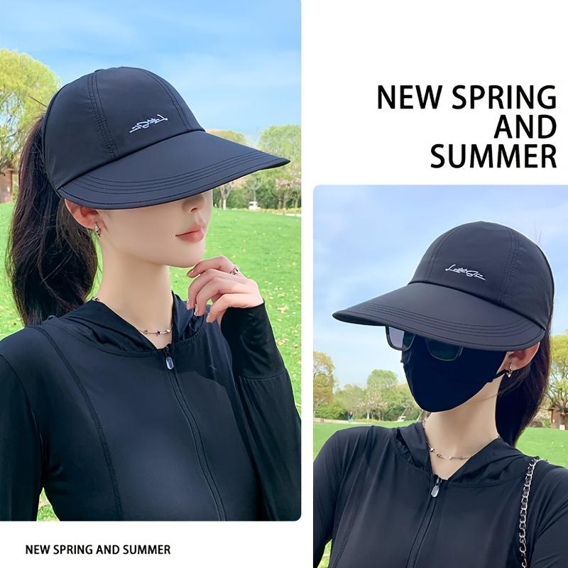 2-Pack UPF Sun Protection Baseball Hat for Men and Women - Lightweight, Adjustable Velcro Closure, Wide Brim Outdoor Sports Hat, All-Season Elastic Design (White/Gray/Black) 2-Pack UPF Sun Protection Baseball Hat for Men and Women - Lightweight, Adjustable Velcro Closure, Wide Brim Outdoor Sports Hat, All-Season Elastic Design (White/Gray/Black)