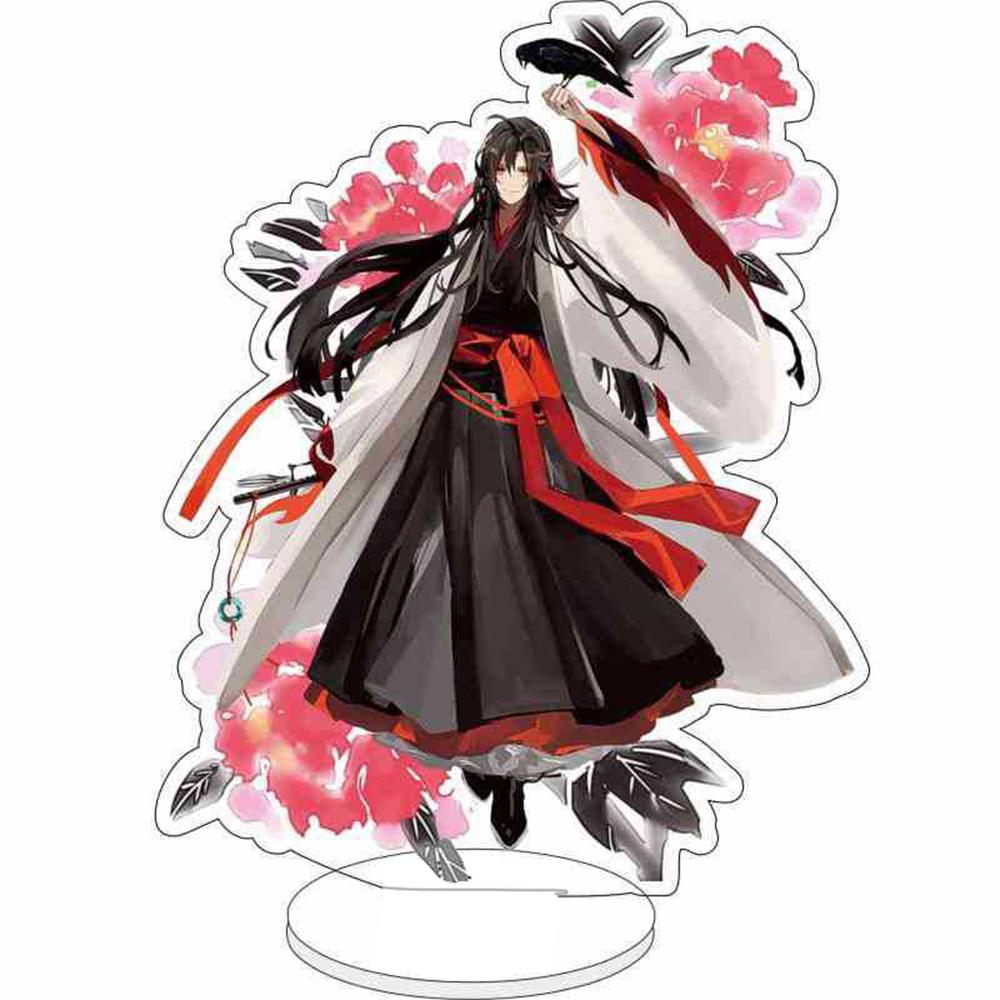 15CM Hot Anime Acrylic Stand Model MO DAO ZU SHI Cartoon Figures Wei Wu Xian And Lan Wang Ji Su She Collection Gifts