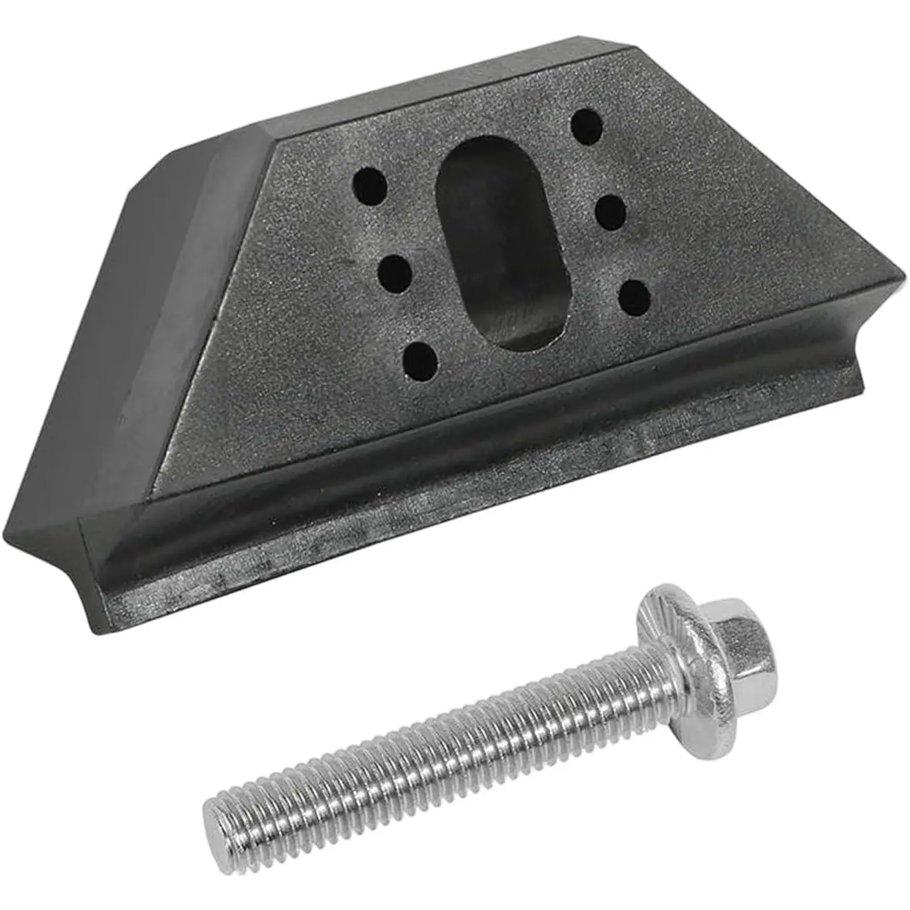 Car Battery Hold Down Base Clamp Holder Replacement with 304 Stainless Steel Bolt, OEM 14005061 Automotive Battery Tie Down Bracket Car Accessories