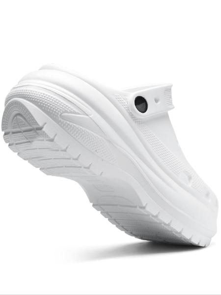 Women's Plain Color Platform Clogs, Casual Comfortable Breathable Clogs, Fashionable Shoes for Indoor & Outdoor Wear, Beach Shoes Slippers