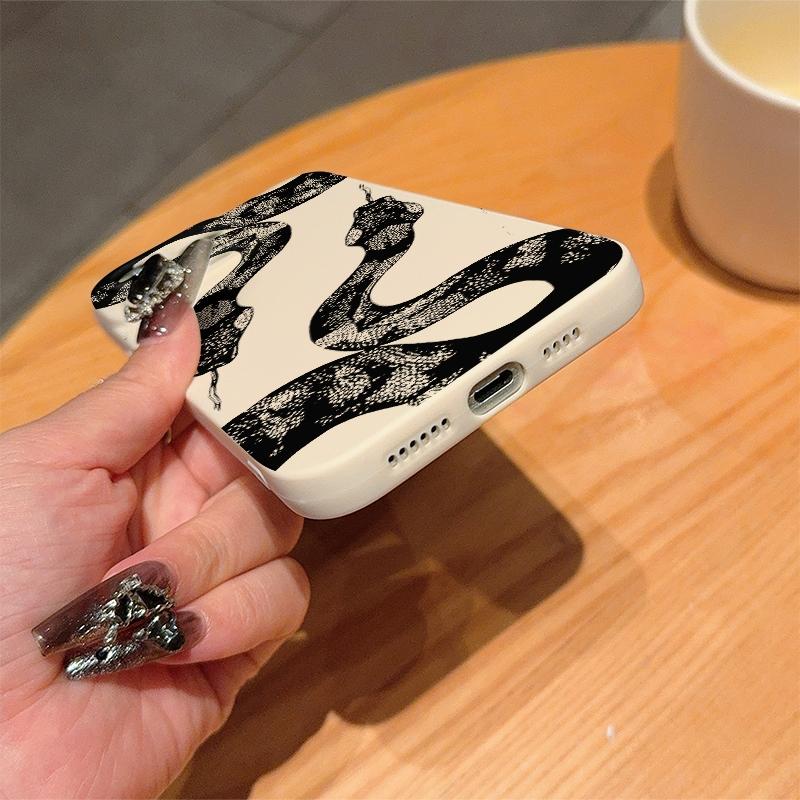 Snake Pattern Phone Case, Anti-drop Cellphone Protective Case, Shockproof Mobile Phone Cover for iPhone Series