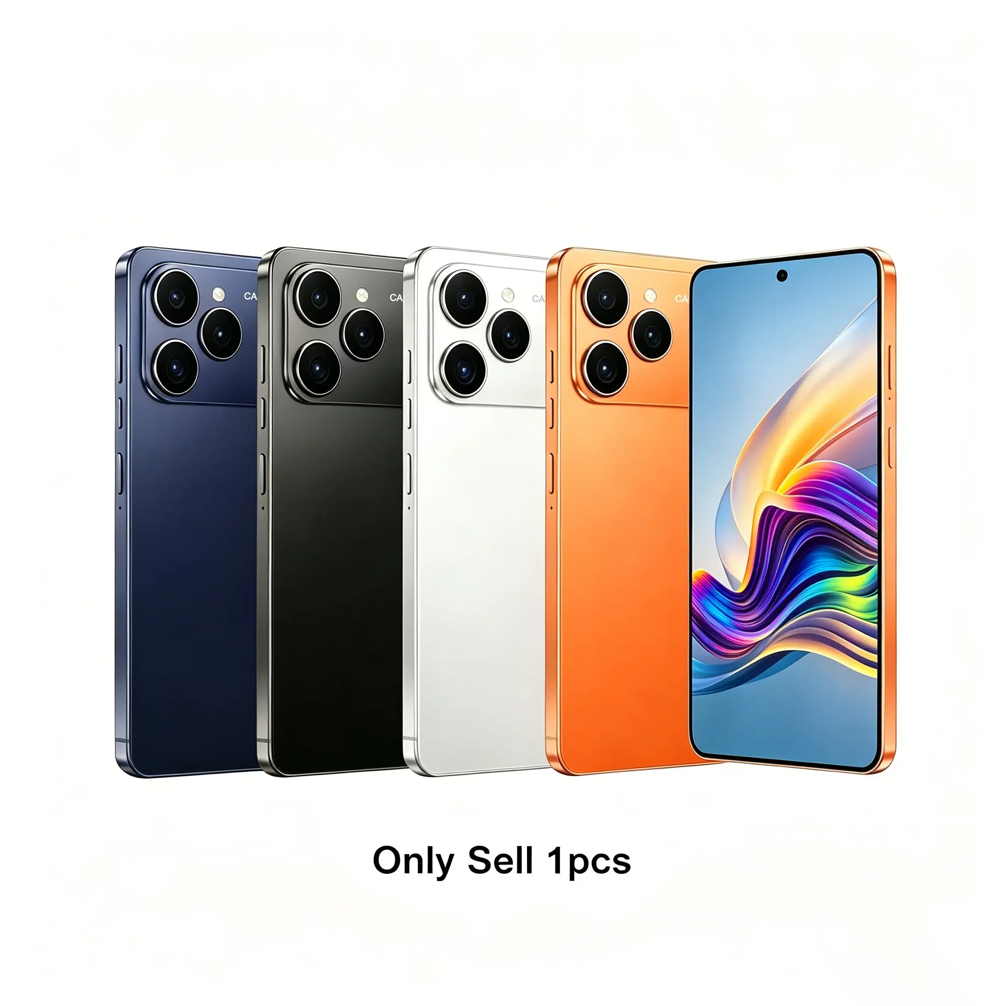 A17 Smart Android Mobile Phone, Global Large Screen Smartphone, 6.56 Inch Display, 4g Network, Dual Sim, Octa-Core Processor, 5+13mp Camera, 4+64GB Memory, 3000mah Battery, Android 10.0