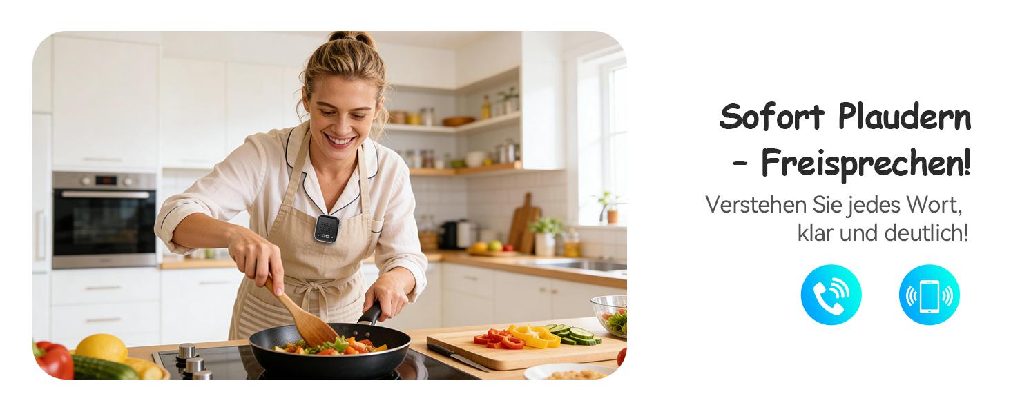 OHLPRO Wearable Bluetooth Speaker, Small, Portable Bracelet & Magnetic Clip-On Wireless Speaker Mini, Stereo HD Sound, Bluetooth 5.3 Hands-Free Function with Time Display, Ideal for Travel Sports