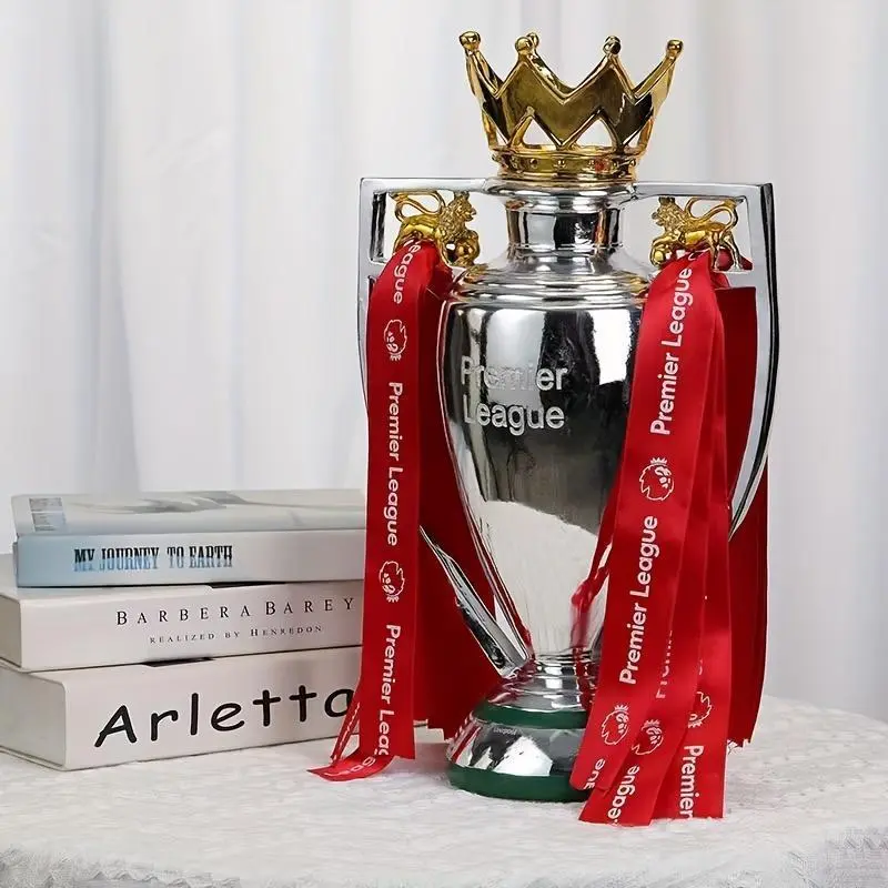 Vintage Football Trophy, Soccer Trophy, Football Trophy with Ribbon, Sports Trophy Statue, Sports Trophy for Home Decor, Ideal Gift for Men, Sports Accessories