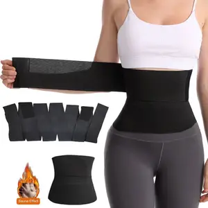 Adjustable Winding Trimmer Body Tuck Belt Waist Trainer Long Binding Belt Waist Belt