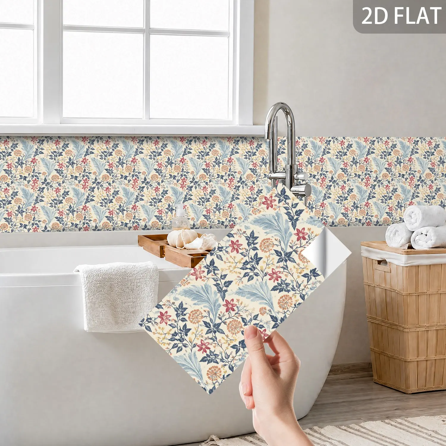 16/32/48pcs Self Adhesive Baseboard Glazed Wall Sticker,Waterproof Detachable,Durable,For Rooms,Living Rooms,Kitchens And Corridors
