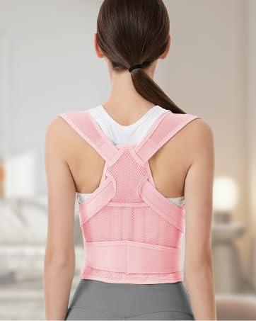 UGEM Posture Corrector for Women & Men – Adjustable Back Brace with Full Back Support, Shoulder Straightener for Spine Alignment, Scoliosis, Hunchback & Back Pain Relief (Black, Medium)