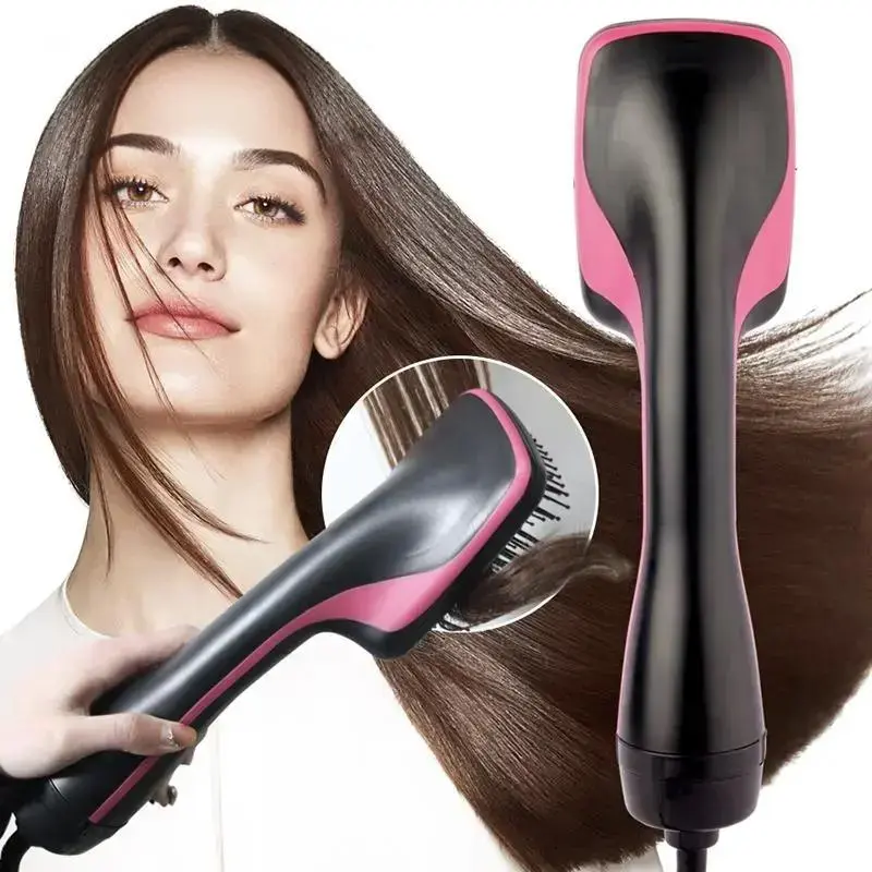 3-in-1 Blow Dryer Brush - Hair Styling Tool for 1-Step Drying, Straightening & Smoothing with Negative Ions 3-in-1 Blow Dryer Brush - Hair Styling Tool for 1-Step Drying, Straightening & Smoothing with Negative Ions