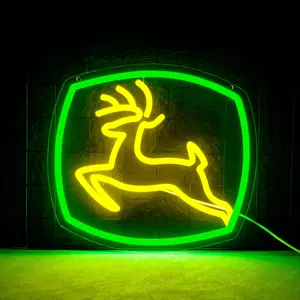 Adjustable Light LED Neon Farm Barn Sign Wall Decor, USB Powered Multi-Color Decoration for Garage Boy Room Game Room, Ideal Birthday Gift