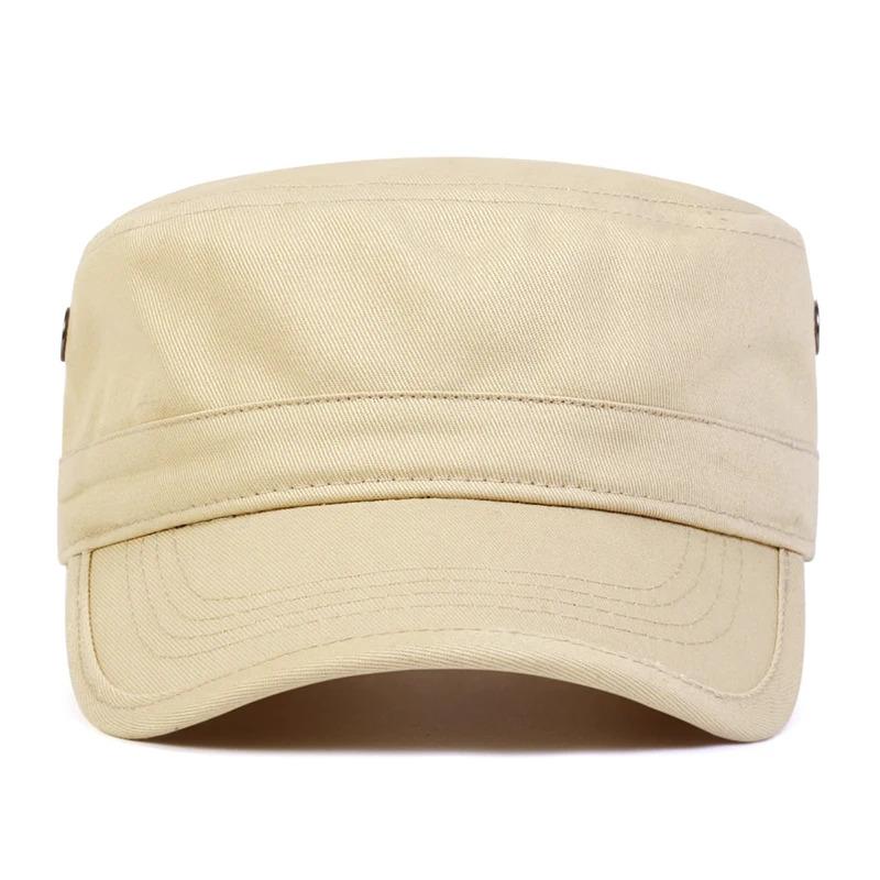 Unisex Camouflage With Pores Series Flat Top Baseball Caps Spring Autumn Sailor Hats Men Flat Top Captain Military Caps