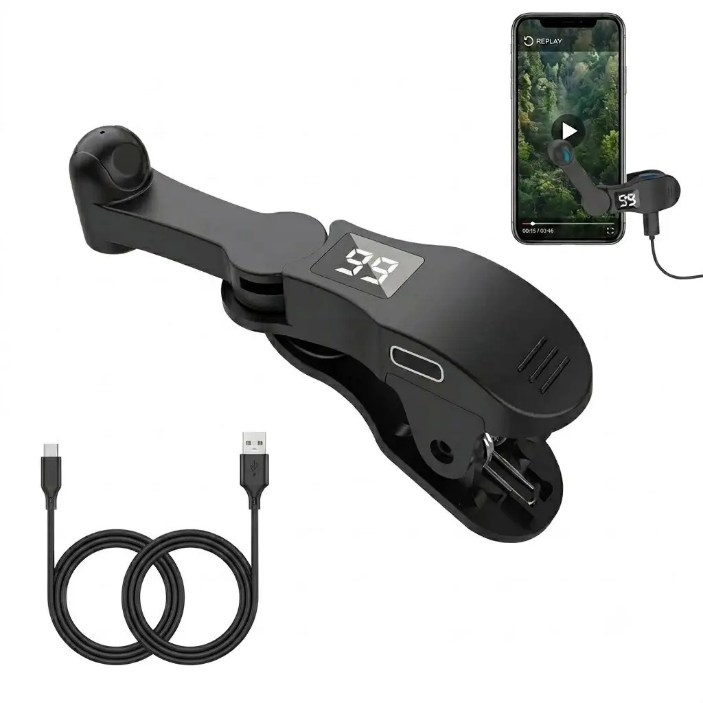 Rechargeable Auto Clicker Screen Tapper, Speed Adjustable Physical Screen Tap Simulator for Live Stream Likes, Fast Automatic Clicker for Mobile Games, IOS & Android Touchscreens