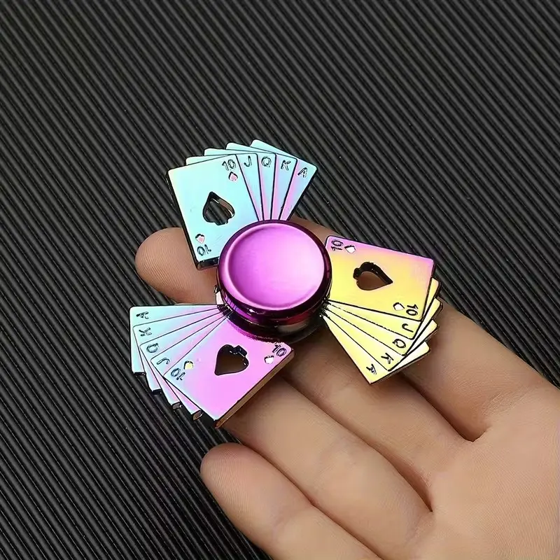 Cool Metal Finger Spinner Toy, Zinc Alloy Finger Spinner, Time Killer Hand Spinner, Gift Filler Toy, Perfect for Gifts and Parties, Giftable Fidget