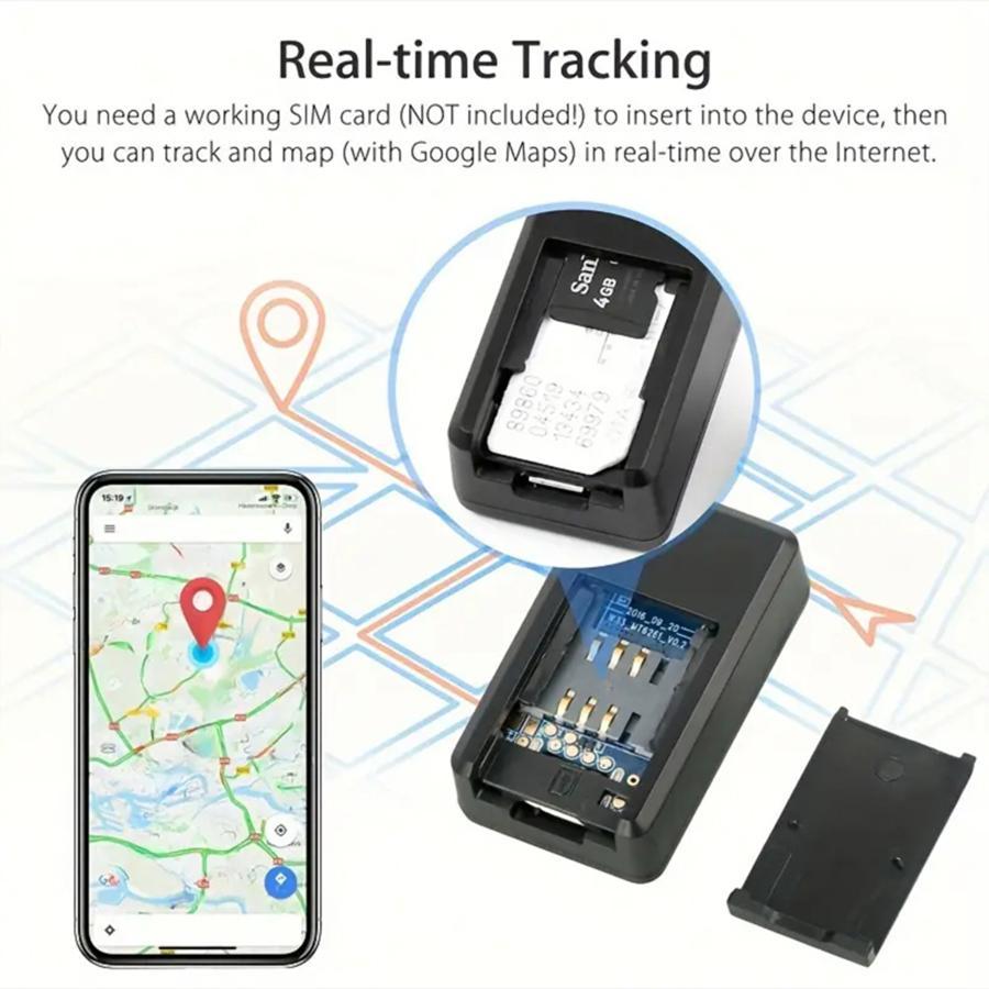 Mini GF-07 GPS Tracker, Portable Handheld GPS Tracker, Anti-theft Anti-lost Locator, Real Time Tracking Device for Car & Pets