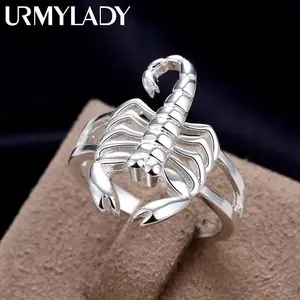 Beautiful ring Fashion fashion Scorpion 925 Sterling Silver NICE women Domineering Lady Ring jewelry Classical gift