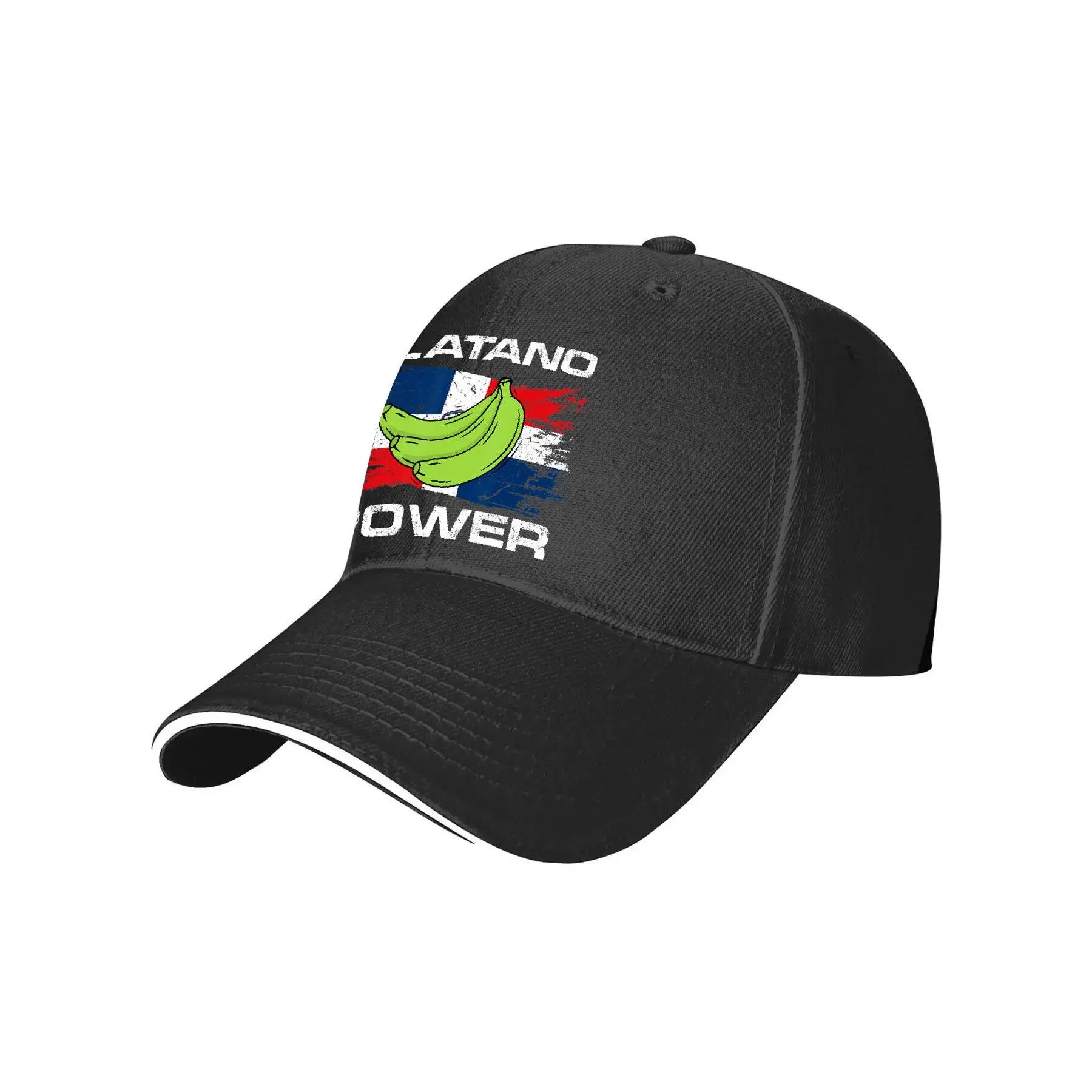 Dominican Republic Flag Print Baseball Cap - Adjustable, Basic, Breathable, Funny Aesthetic Graphic, Daily Casual Fashion Accessory, Flag Print Hats, Durable