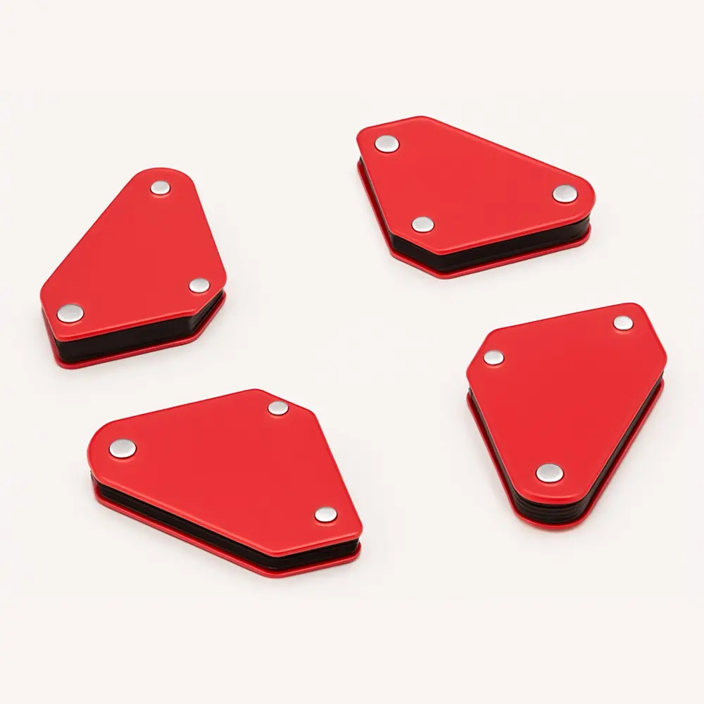 4-Piece Magnetic Welding Stand Set, Multi-Angle 45/90/135 Degrees, Mini Welding Assistant Tool, Safe Welding Accessories, Professional Welding Tools