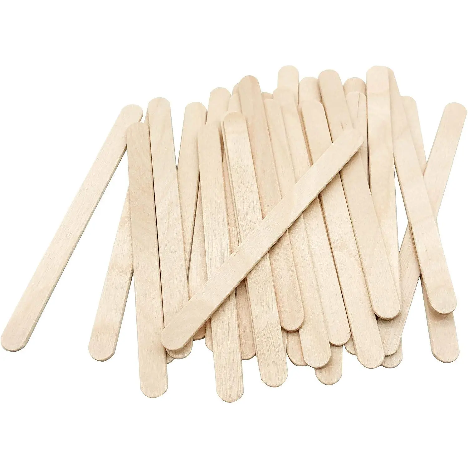 200 count Craft Sticks Ice Cream Sticks   Popsicle Craft Sticks 4.5 inch Length  Sticks Ice Pop Sticks for DIY Crafts