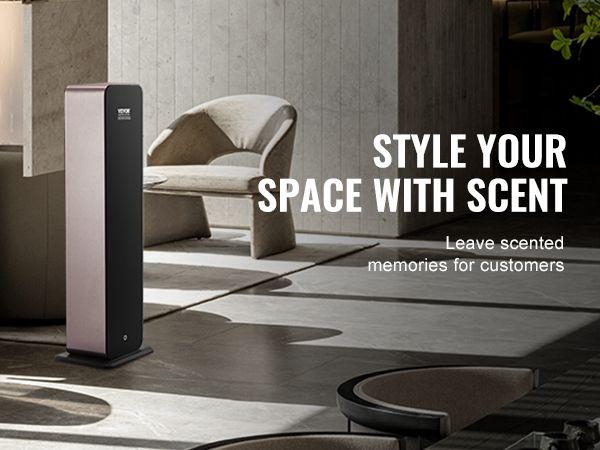 VEVOR Scent Air Machine for Home, 950ml Bluetooth Smart Cold Air Diffuser, 3000sq.ft Waterless Essential Oil Scent Air Diffuser, Floor Standing Aromatherapy Machine for Large Room, Office, Hotel VEVOR Scent Air Machine for Home, 950ml Bluetooth Smart Cold Air Diffuser, 3000sq.ft Waterless Essential Oil Scent Air Diffuser, Floor Standing Aromatherapy Machine for Large Room, Office, Hotel