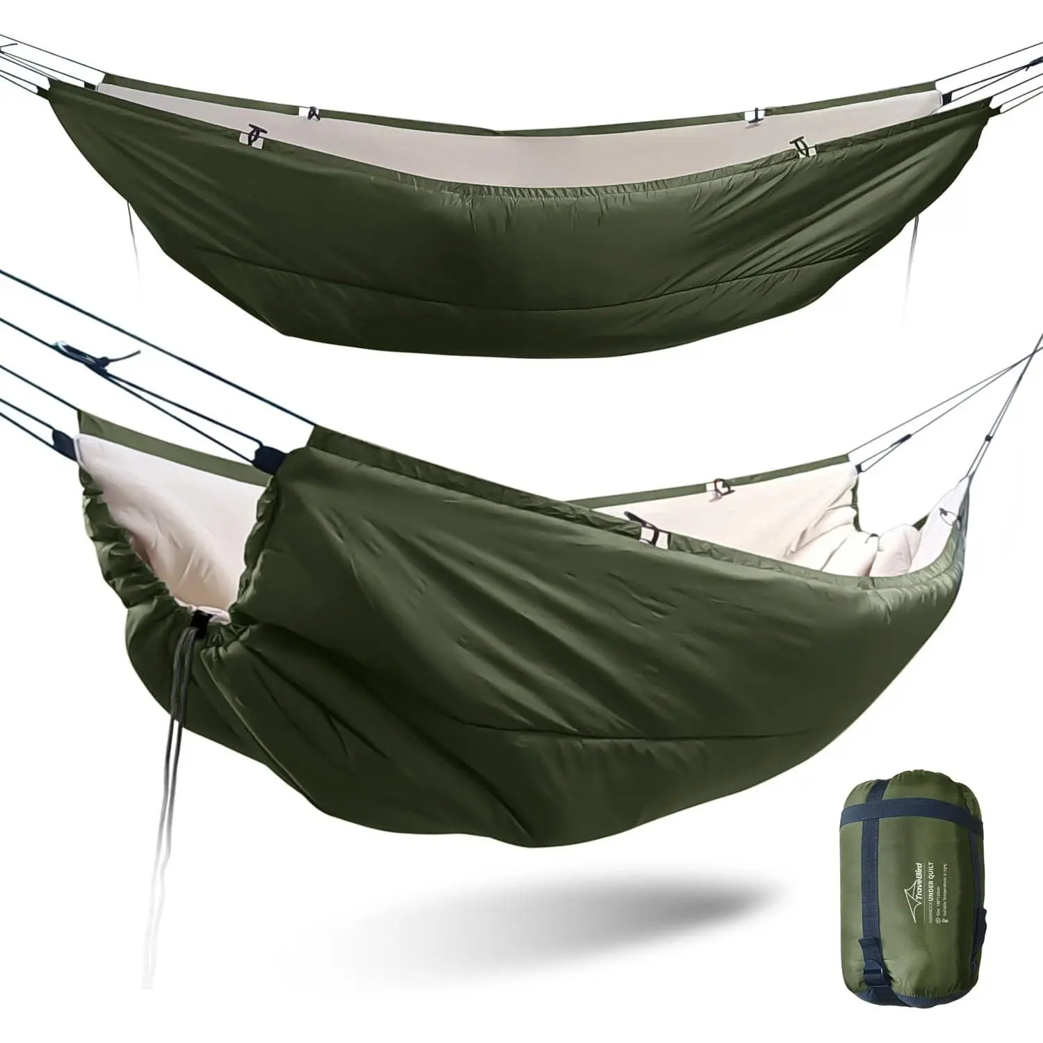 Hammock Underquilt for Camping Hammock, Warm Insulation Ultralight 4  Under Quilt for Hammocks, Portable for Hiking, Backpacking