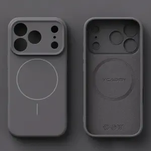 Magnetic Original Liquid Silicone For Magsafe Phone Case For iPhone 17 16 15 14 13 12 Pro Max 16 Plus 17Air 16E Skin Feel Soft Cover