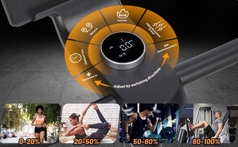 GARVEE Electromagnetic Control Stationary Exercise Bike for Home Use with Magnetic Resistance, Low Noise, Shuttle Smart Knob, Upgraded Seat, and App Integration for Indoor Cycling