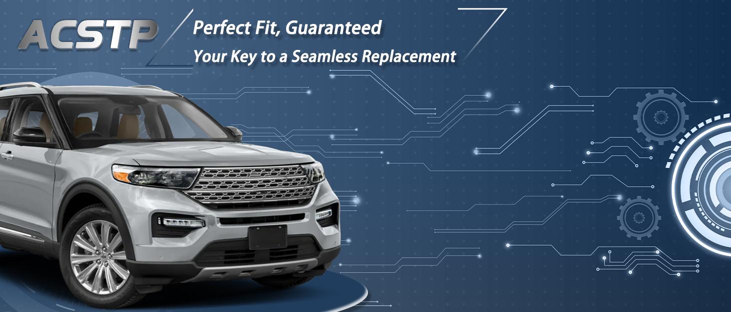 Fob Cover Fit for Chevy Malibu/Cruze/Camaro/Sonic/Traverse/Equinox 2016–2022 5-Button Remote Shell Replacement for HYQ4AA HYQ4EA, No Programming Needed