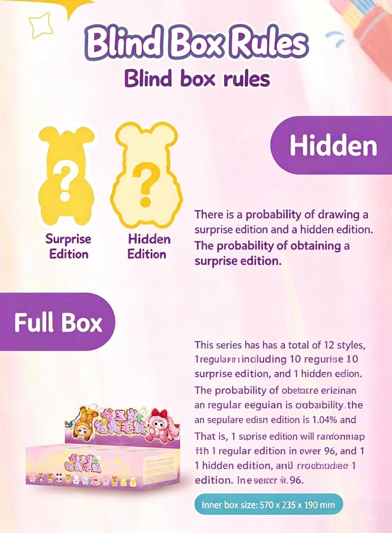 Baby Three Plush Pencil Case Series Blind Box - Cute Animal Stationery Pouch Mystery Box Set with Full Collection of 10+ Styles, Surprise & Secret Rare Edition, Kawaii Soft Stuffed Pen Bag for Kids, Collectible Toys, School Supplies, Gift Idea