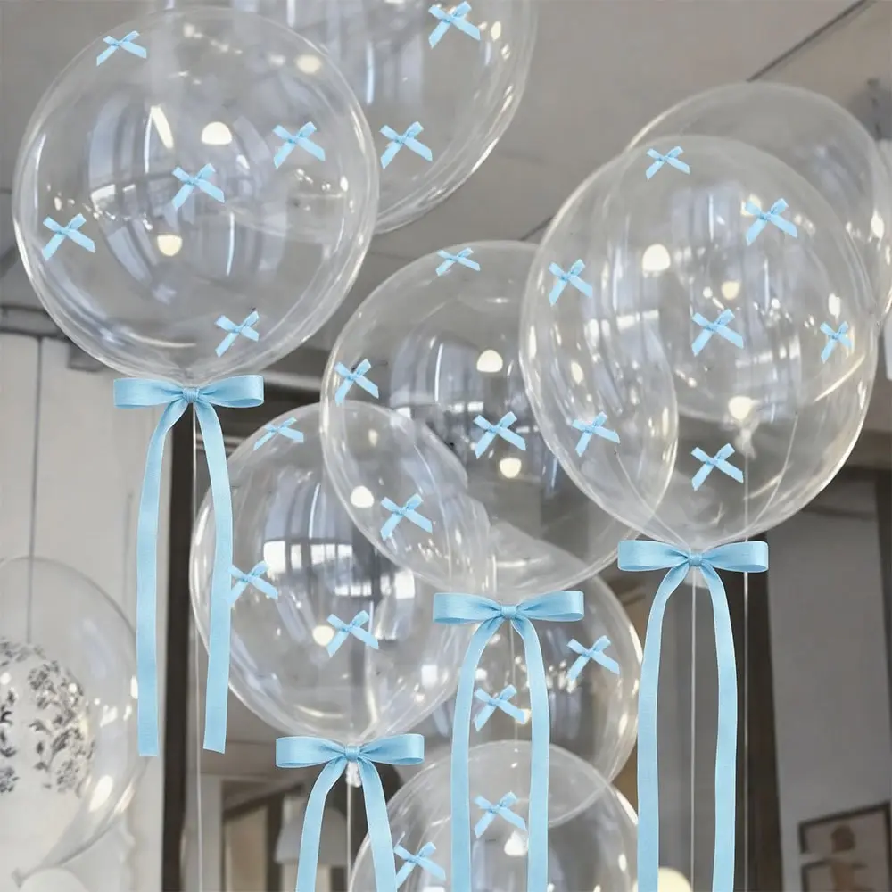 51-Piece Party Balloon Set with Pom Poms, Bows, and Glue Dots, Perfect for Birthdays, Weddings, Anniversaries, Graduations, and More