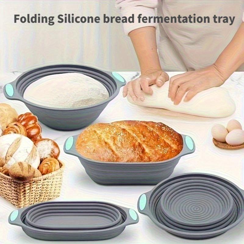 Thickened Silicone Cake Mold Bread Flour Fermentation Basket Dough Fermentation Basin Oven Baking Utensils