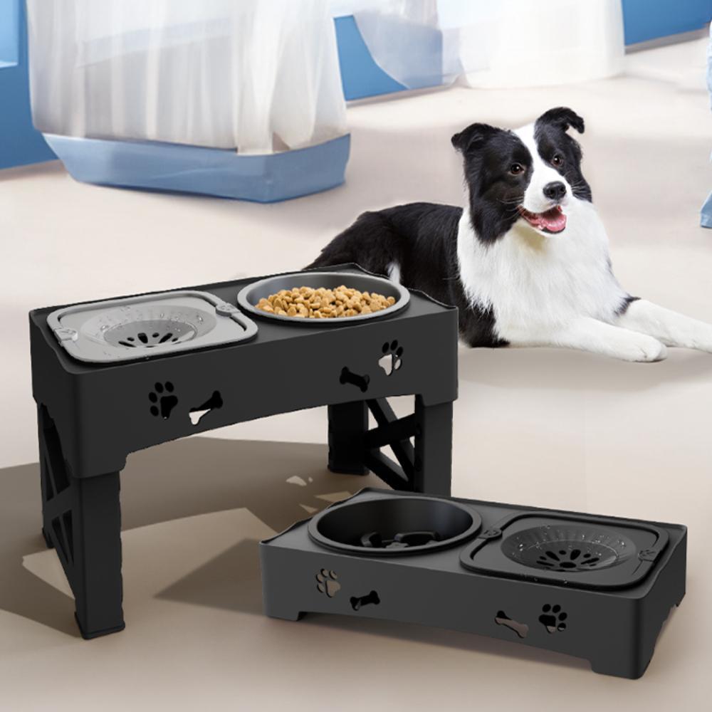 Adjustable Pet Feeding Bowl, 1 Set Ultrasonic Seal Pet Feeder with Anti-slip Design, Pet Feeding Supplies for Small & Medium & Large Dogs & Cats #GLOBAL PICKS