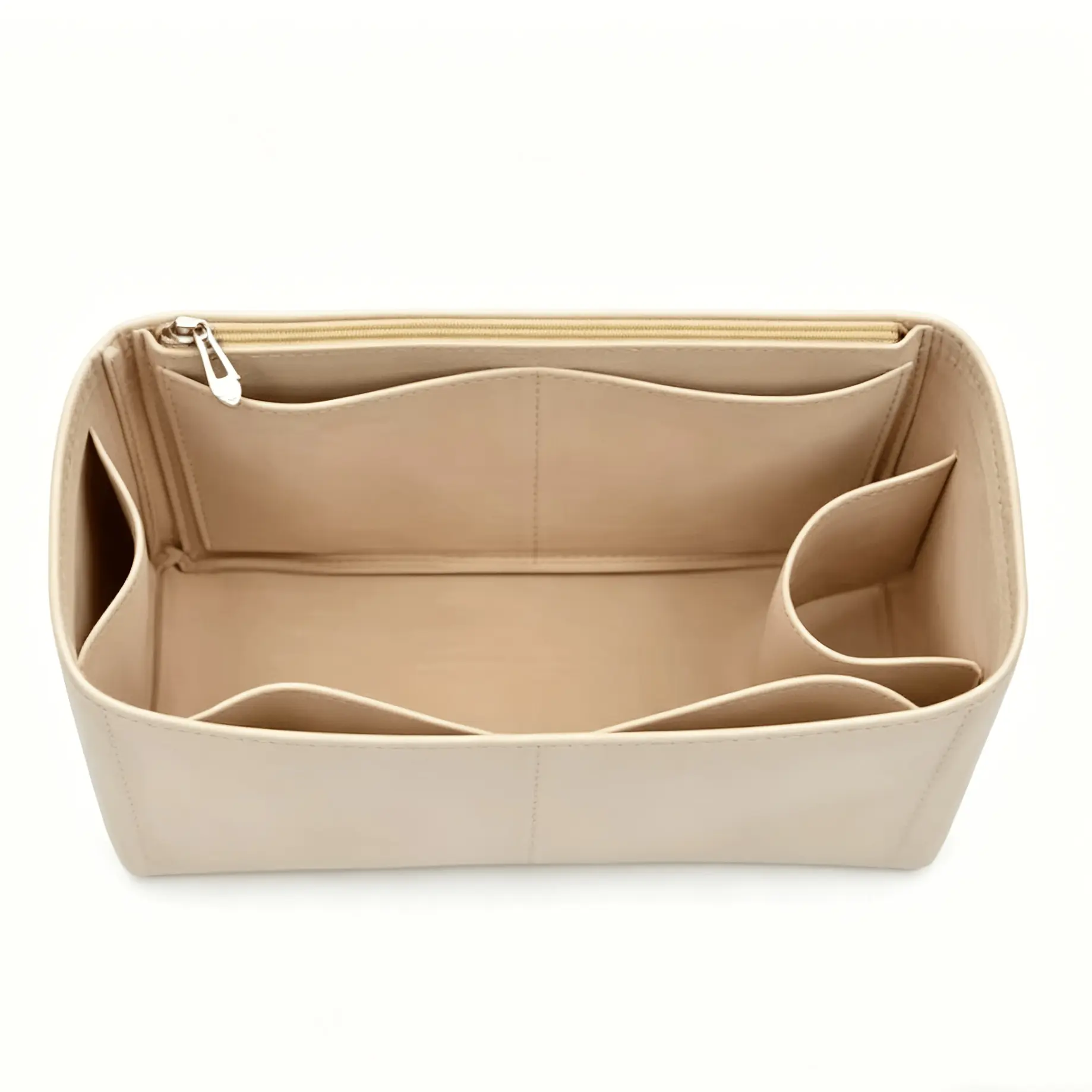 Felt Bag-in-Bag Multi-Compartment Organizer, Commuter Bag Insert, Thickened Wear-Resistant Felt Liner, Bag-in-Bag Handbag Inner Organizer, Purse Insert Organizer, Purse Storage, Bag Organizers