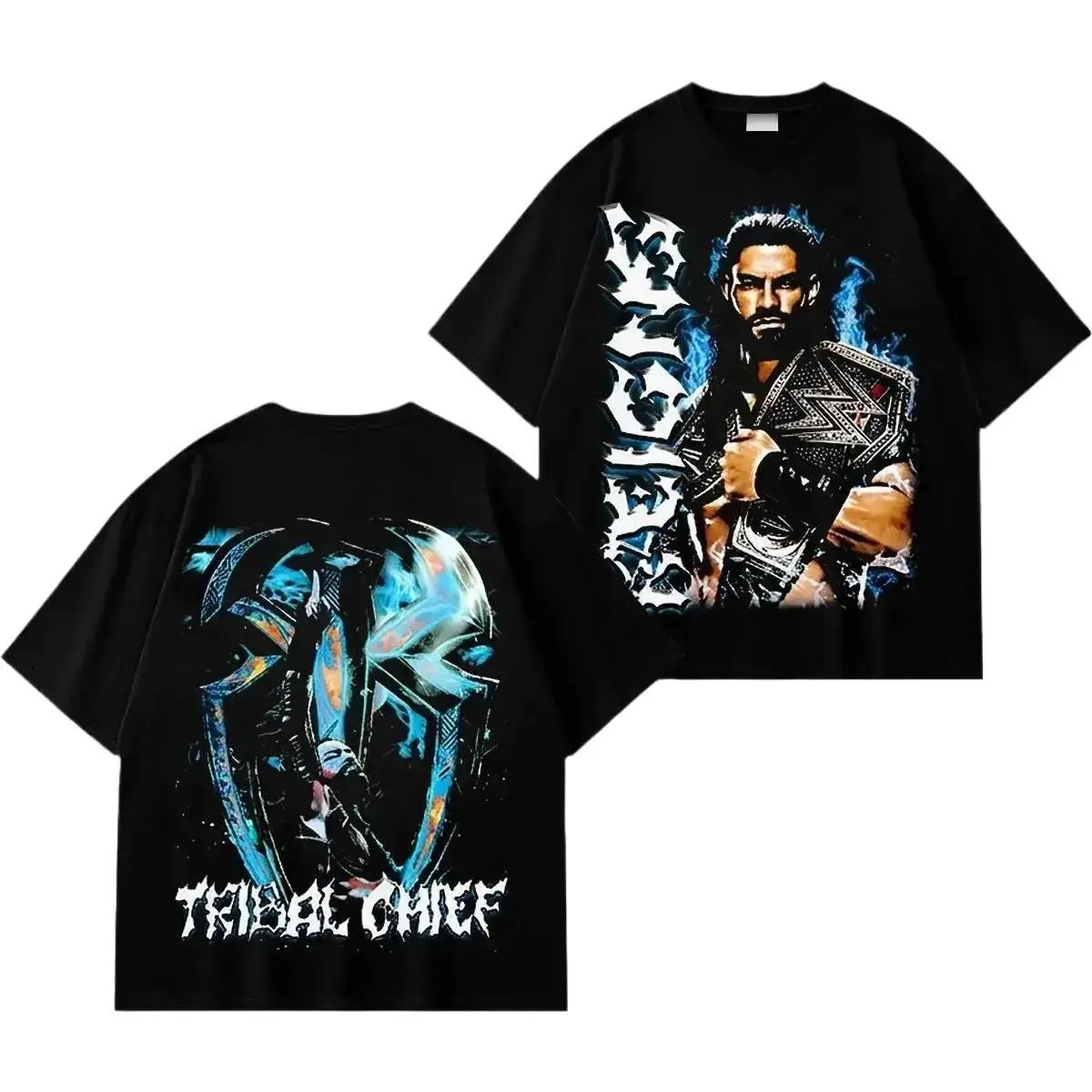 [Sale Up To 50%]UnisexRoman Reigns Original Tribal Chief Graphic T-Shirt, Fashion Cotton, Full Colors, Full Sizes, For Men, For Women