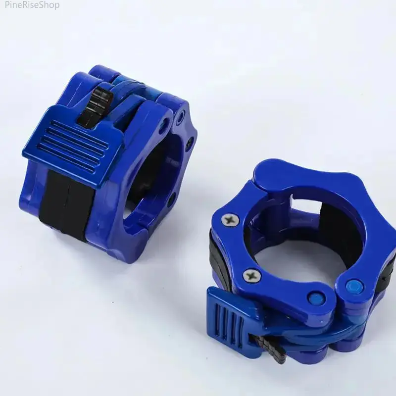 1 Pair Durable Construction Barbell Clamp - Quick Release Barbell Lock Buckle, Fast Installation Weight Plates Collar Clip for Gym Workout, Strength Training, Lifting