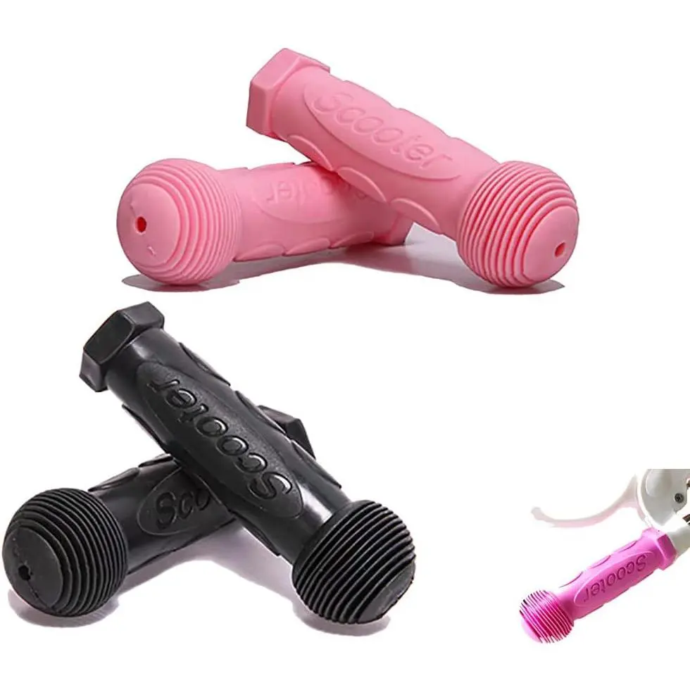 4 Pack Kick Scooter Grips  Non-Slip Handlebar Rubber Hand Grip for  Scooters Handle Kickboard 2/3/4 Wheeled    Trike Tricycle Drifting Swing Wiggle Scooters
