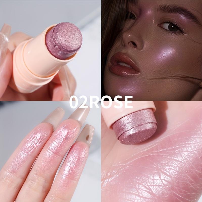 Jelly Highlighter Stick Waterproof and Sweatproof Long-lasting Brightening Party Holiday Gift