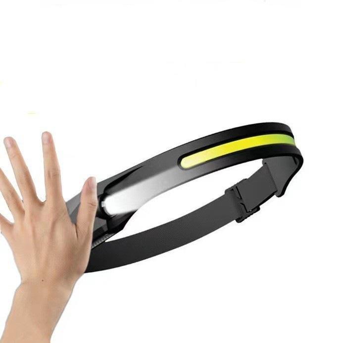 Sensing Headlamp, High-Intensity Lighting, Outdoor Night Fishing, Head-Mounted Helmet Light, LED Headlamp With Long-Lasting Lithium Battery