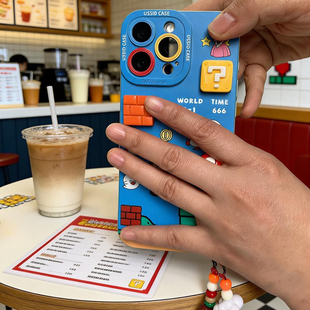 for Samsung Galaxy S26 Ultra S25 S24 S23 Plus S22 3D Cartoon Anime Phone Case with Charms Pendant Cute Game Shockproof Back Cover Shell