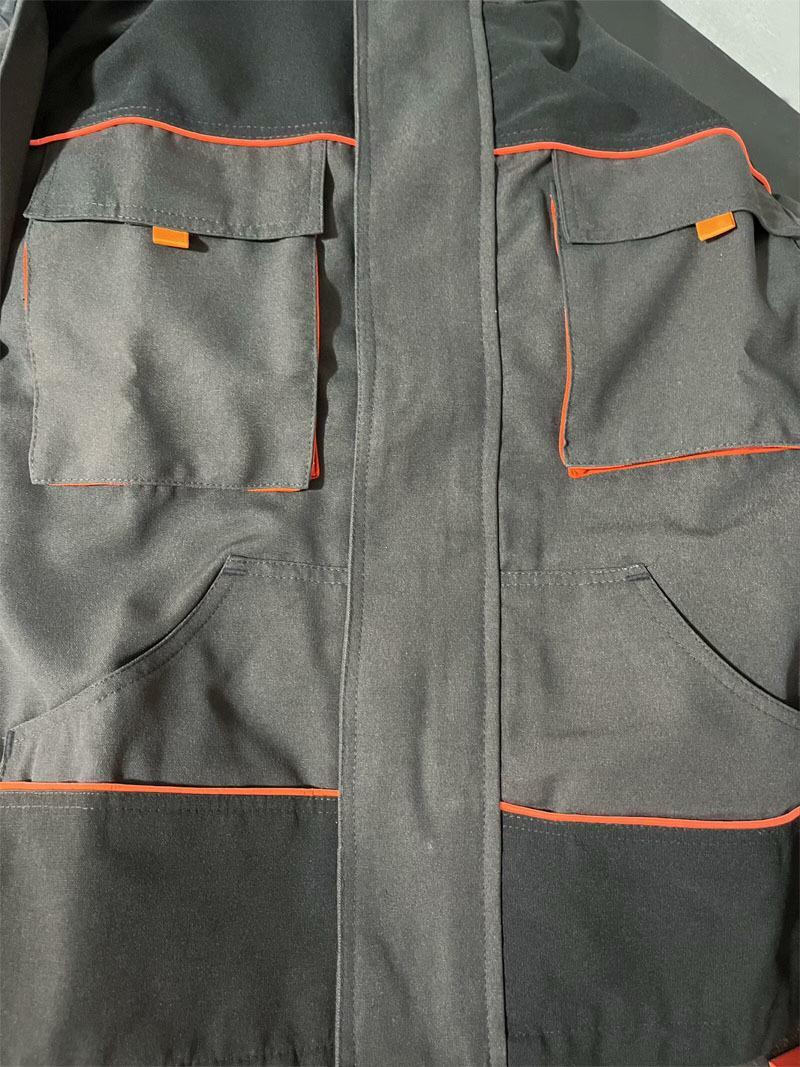 Men's Work Suit with Multiple Pockets Wear-Resistant for Car Maintenance & Work Safety Overalls Menswear Clothes Uniforms Workwear