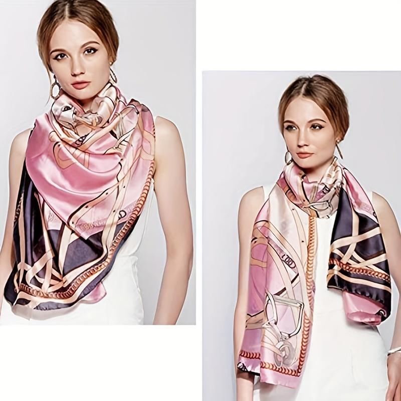 Ring  necklace  watch  scarf Silk Scarf Mulberry Silk Fashion Scarves Long Lightweight Shawl Wrap