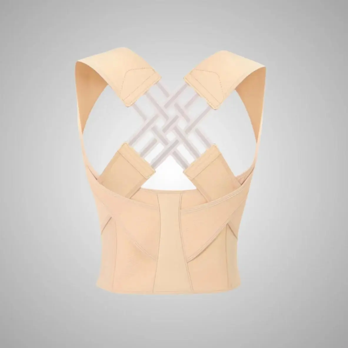 Unisex Waist Cincher Belt, Posture Correction Strap for Adults & Teens, Back Support Shoulder Brace, Health Care Gear, Multiple Colors Available
