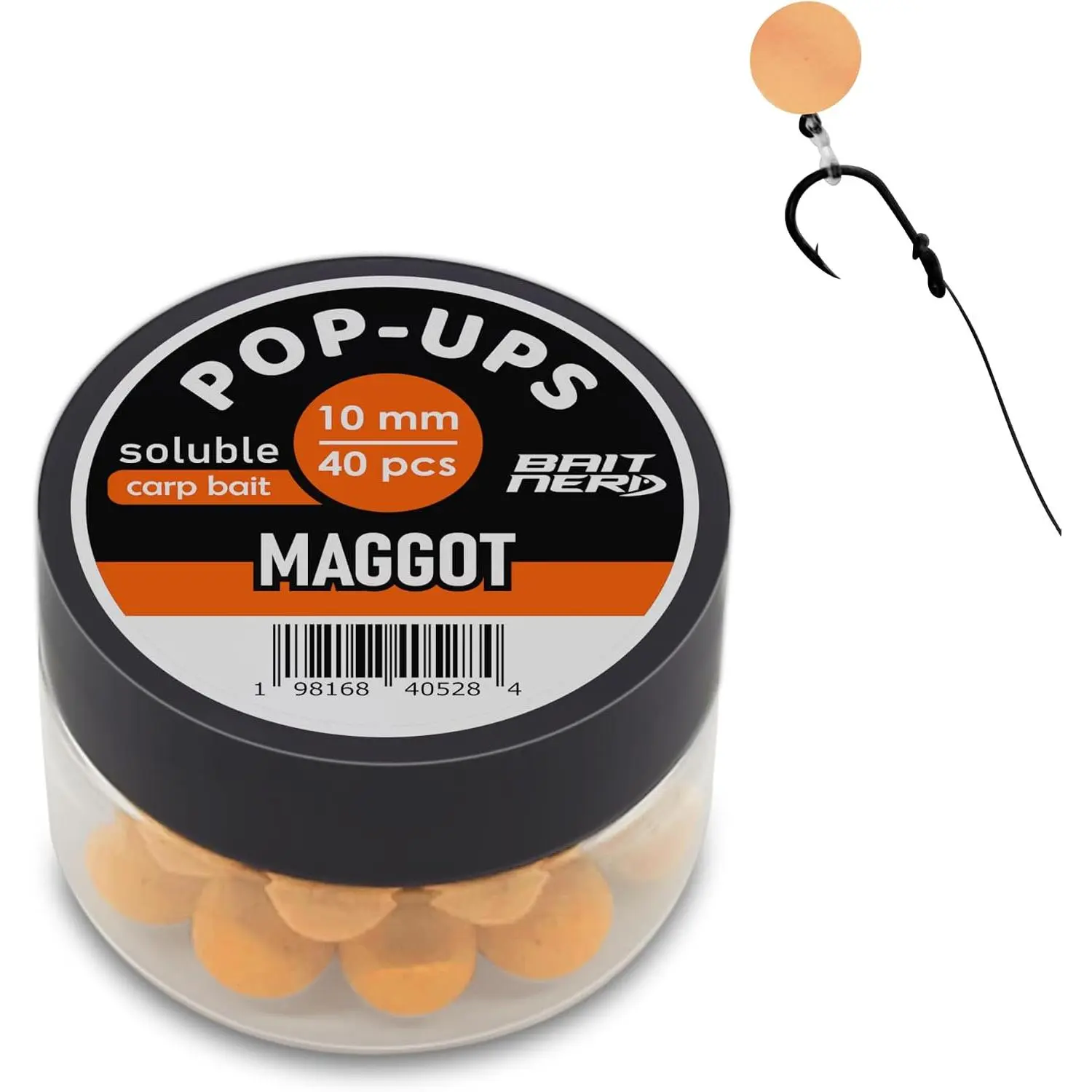 40 count, 10mm,   Floating Pop-Up Boilies | Carp Fishing  | for Hair , Chod , Flat Feeder | Carp, Buffalo, Catfish